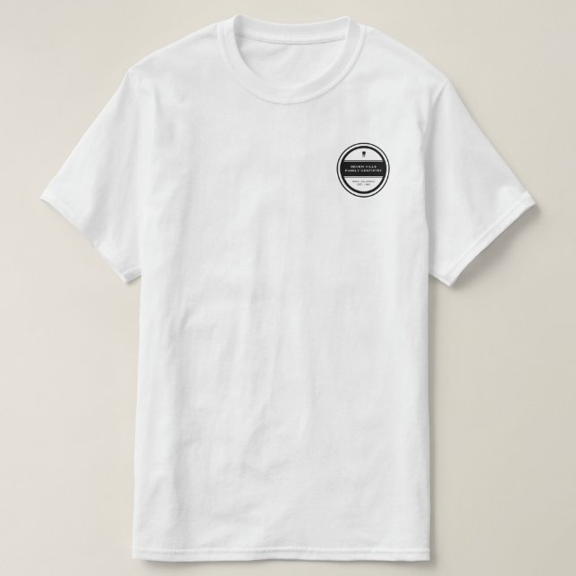 Anpassade Tandvård Circle T Shirt (Design framsida)