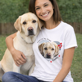 Anpassade tassmarkeringar på mitt hjärta Hundälska T Shirt