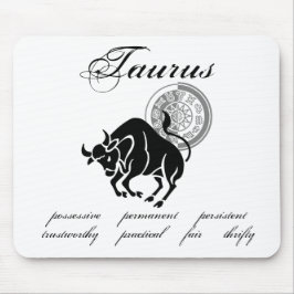 Anpassade Taurus-trakter av grekisk-stil Zodiac Musmatta