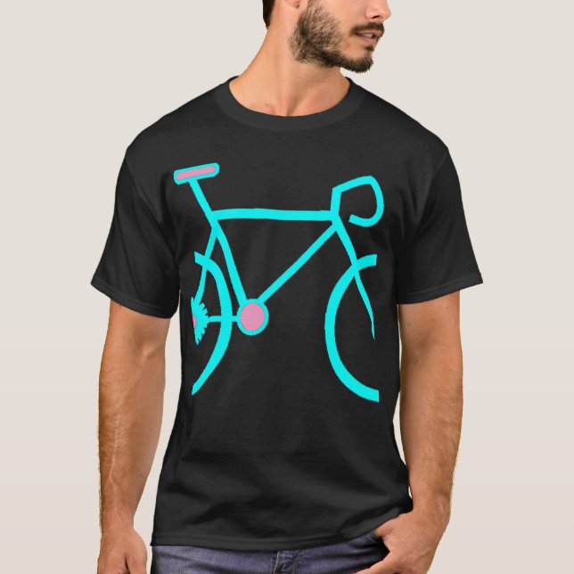 Anpassade Tävling-cykling Tee Shirts (Framsida)