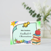 Anpassade Teacher Feedback Kommentar till Student