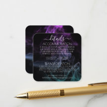 Anpassade teal lila rökliknande detaljer