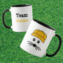 Anpassade Team Little Mouse Baseball Player