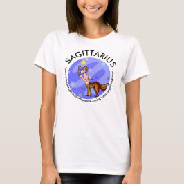 Anpassade Tecknad Sagittarius Centaur Traits T Shirt