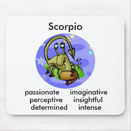Anpassade Tecknad Scorpio traits Zodiac Musmatta