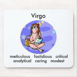 Anpassade Tecknad Våg traits Zodiac Musmatta