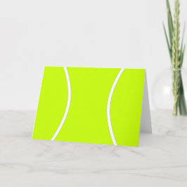Anpassade Tennis Boll Greeting Card Kort