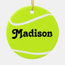 Anpassade Tennis Boll jul Ornament