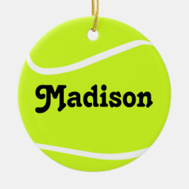 Anpassade Tennis Boll jul Ornament