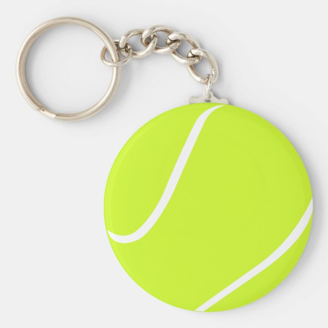 Anpassade Tennis Boll Nyckelringar (Framsidan)