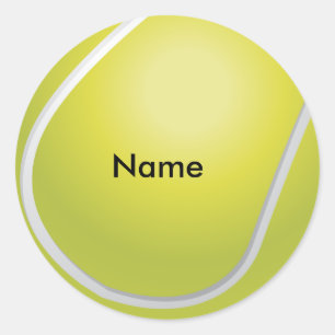 Anpassade Tennisbollsetiketter Runt Klistermärke
