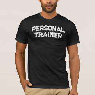 Anpassade Text & Färg Manar Personal Trainer T Shirt