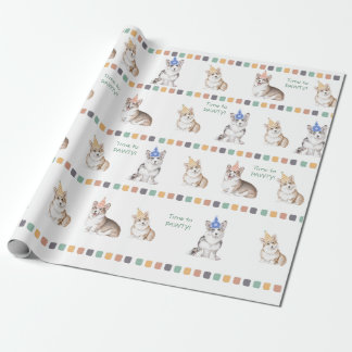 Anpassade till PAWTY Corgi Presentpapper