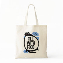 Anpassade Tjock Kat Tote Bag