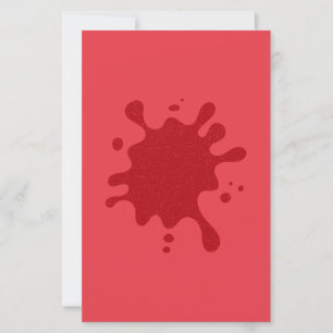 Anpassade Tomato Red Splat Pappra Lakan