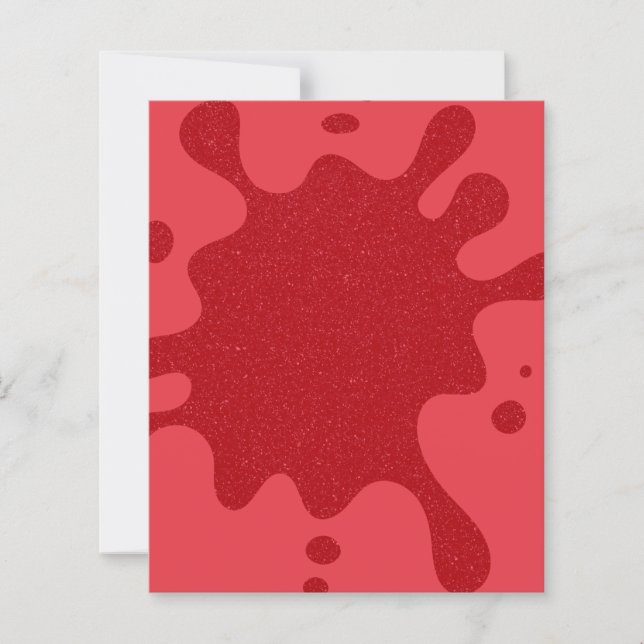 Anpassade Tomato Red Splatter Papprare Lakan (Framsida)