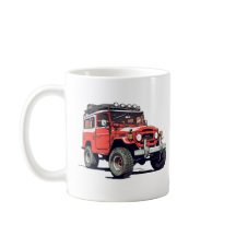 Anpassade Toyota FJ40 Land Cruiser Mugg