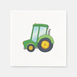Anpassade Tractor Pappersservett