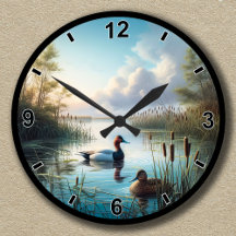 Anpassade Tranquil Wetland Canvasback Ankor