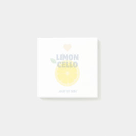 Anpassade Transparent Kärlek Limoncello Post-it Block