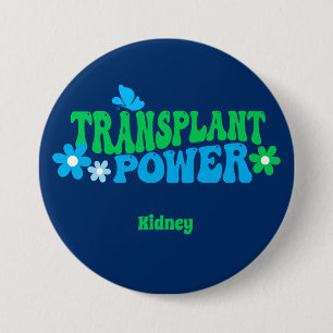 Anpassade Transplant Power Retro Design Knapp