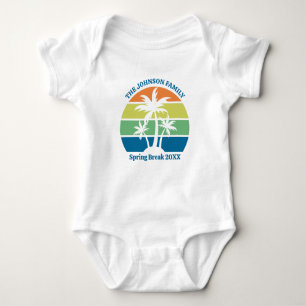 Anpassade Tropical Island Handflatan Träd Cute T Shirt