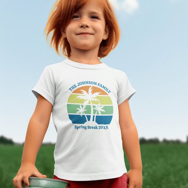 Anpassade Tropical Island Handflatan Träd Cute T Shirt (Skapare uppladdad)
