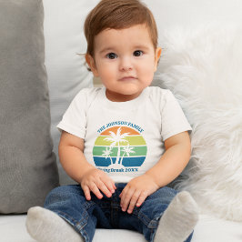 Anpassade Tropical Island Handflatan Träd Cute T Shirt