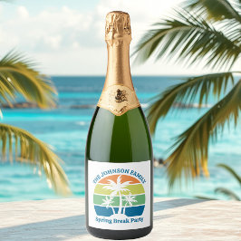 Anpassade Tropical Island Handflatan Träd Party