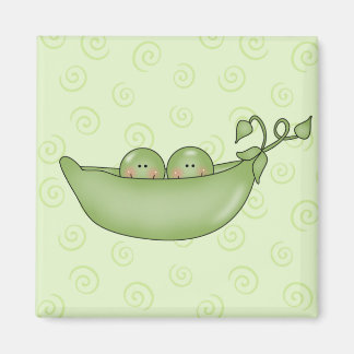 Anpassade två ärter i en Pod magnet