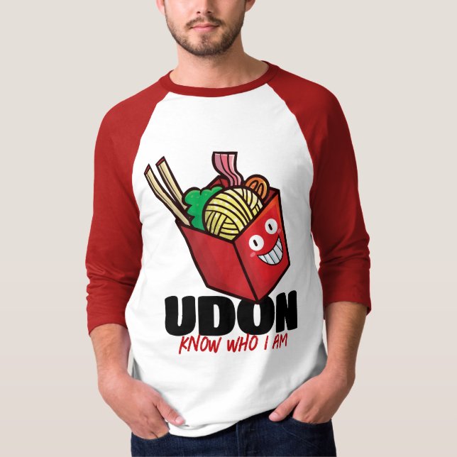 Anpassade Udon vet vem jag är T Shirt (Framsida)