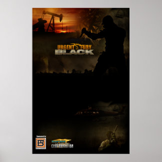 Anpassade UF Black Poster