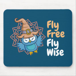 Anpassade Uggla Witch Mouse Pad Musmatta