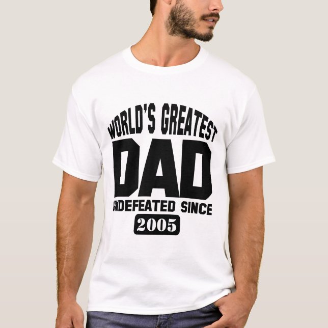 Anpassade Underbarare Pappa Tee (Framsida)