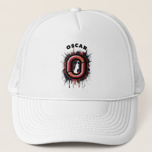 Anpassade Urban Spray Paint Monogram "O" Keps
