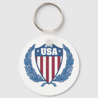 Anpassade USA Emblem Keychains Nyckelring