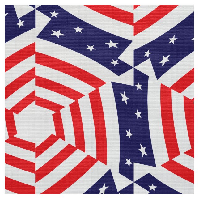 Anpassade USA:s Flagga och Rand Tyg (Provkarta)