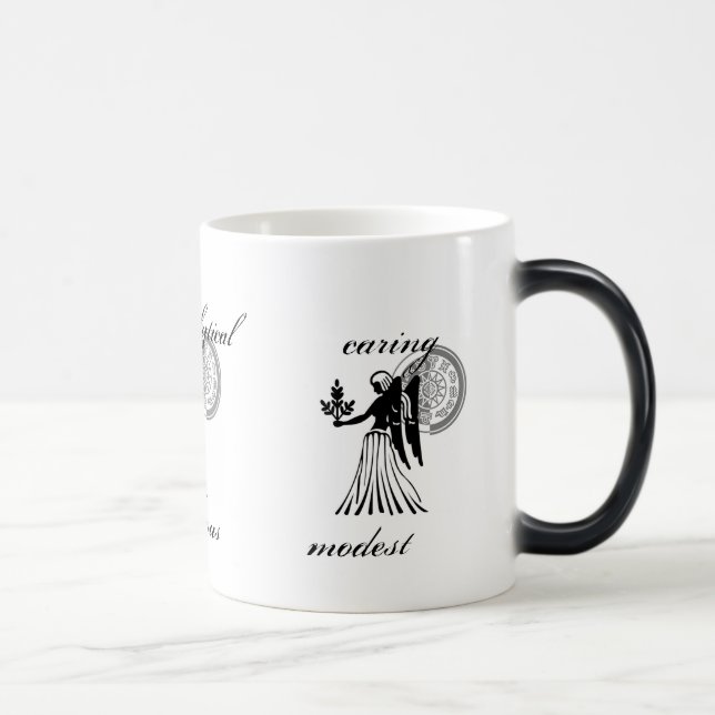 Anpassade Våg har grekisk-stil Zodiac Magisk Mugg (Höger)