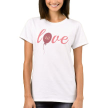 Anpassade Valentindagen T-shirt