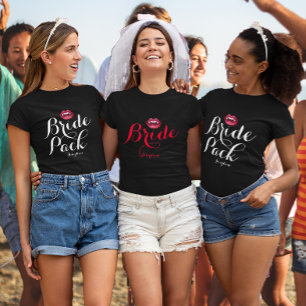 Anpassade Vampire Bride Bachelorette Hen Party T Shirt
