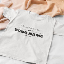 Anpassade Världens Bästa Pappa är T-Shirt