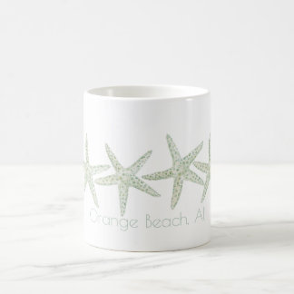 Anpassade Vattenfärg Starfish Trio Kaffemugg