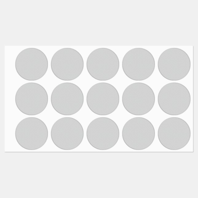 Anpassade vattentäta logotyp cirkulära etiketter (Ark)