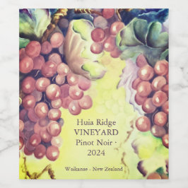 Anpassade vinflasketiketter för vingårdar vinflaska etikett