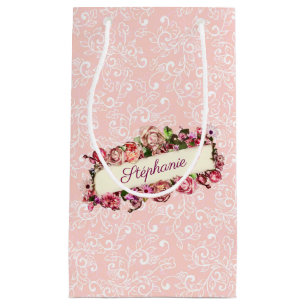 Anpassade Vintage Cute Girly Blommigt Bridesmaid