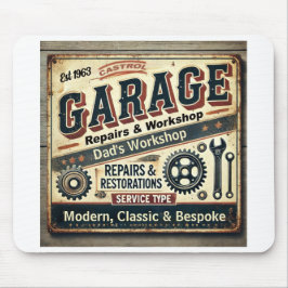 Anpassade Vintage Garage Musmatta