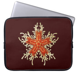 Anpassade Vintage Haeckel Starfish Laptop Sleeve