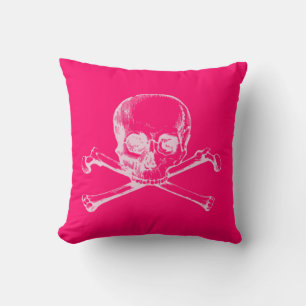 Anpassade Vintage Skull Kudde