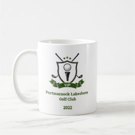 Anpassade VIP Golf Klubb Coffee Mugg - 11 oz.