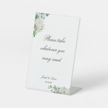 Anpassade Vit Blommigt-bastrumentecken